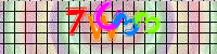 Blue Captcha Image